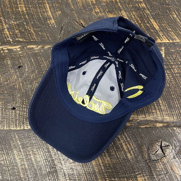 Titleist Golf Champions Circle Navy Blue Adjustable Strap Baseball Cap OSFA - Picture 12 of 16